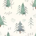 Rasch|Papier peint enfant arbres aquarelle blanc|Enfants
