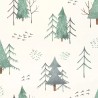 Rasch|Wallpaper kids trees watercolour white|Children's
