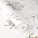 Rasch|Papier peint enfant sapins aquarelle tons pastel|Enfants