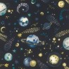 Rasch|Tapete Kinder Planeten dunkelblau Universum|Kindertapete