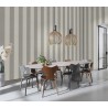 Rasch|Tapete breite Streifen modernes Wohnzimmer|Streifen