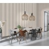 Rasch|Wallpaper wide gray pink stripes|Stripes