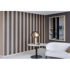 Casadeco|Tapete breite beige Streifen|Streifen 2