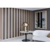 Rasch|Tapete breite Streifen modern Gold Schwarz|Streifen