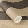 Rasch|Tapete breite Streifen modern Gold Schwarz|Streifen