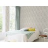 Rasch|Papier peint moderne losanges gris|Losanges