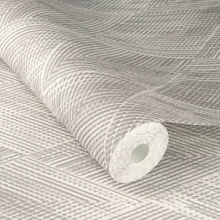 Rasch|Papier peint moderne losanges gris|Losanges