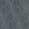 Rasch|Wallpaper modern blue golden diamond|Geometric