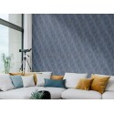 Rasch|Wallpaper modern blue golden diamond|Geometric