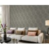 Rasch|Wallpaper modern gray golden diamond living room|Geometric