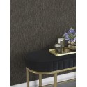 Rasch|Tapete modern textileffekt schwarzgold|Tapeten