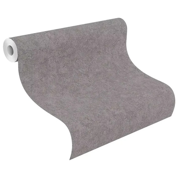 Rasch|Wallpaper smooth shiny dark gray|Wallpaper