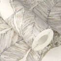 Rasch|Papier peint fleuri grandes feuilles beige|Papier Peint