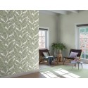 Rasch|Wallpaper floral large leaves green|Wallpaper
