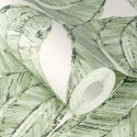 Rasch|Papier peint fleuri grandes feuilles vert|Papier Peint