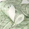 Rasch|Papier peint fleuri grandes feuilles vert|Papier Peint