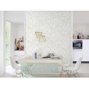 Rasch|Tapete modern geometrische Muster weiß|Geometrisch