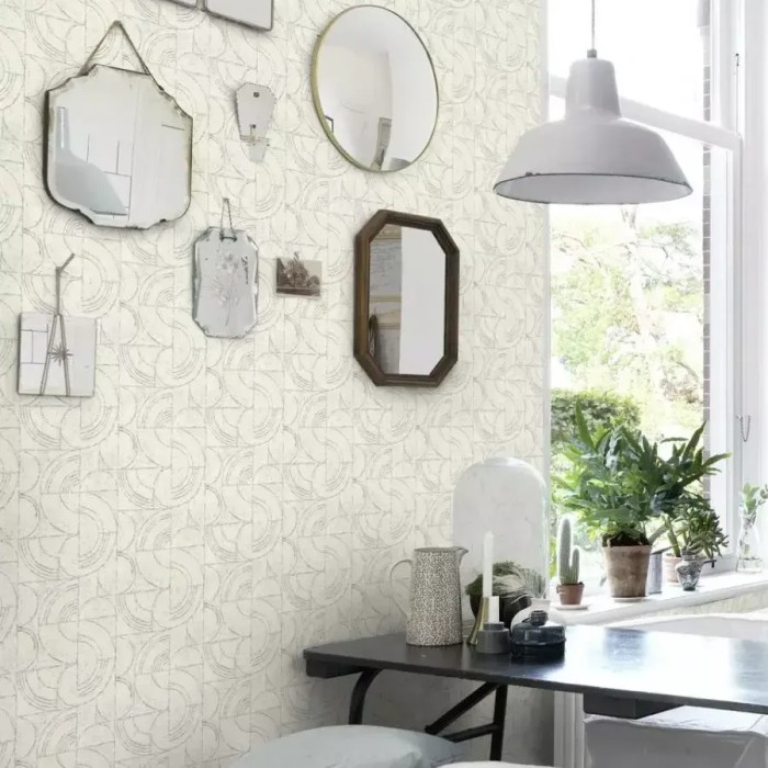 Rasch|Tapete modern geometrische Muster weiß|Geometrisch