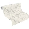 Rasch|Wallpaper contemporary geometric engraving white|Geometric