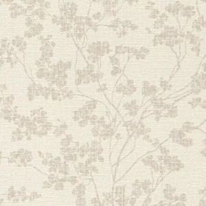 Casadeco|Plain wallpaper with rose brown texture|Wallpaper