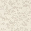 Rasch|Tapete zeitlos Blumen mit beige Blättern|Tapeten