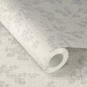 Rasch|Papel pintado floral con hojas gris|Papel Pintado