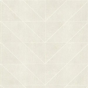 Casadeco|Papel pintado rayas verde ocre estilo retro moderno|Geométrico