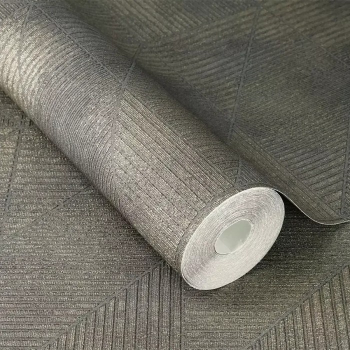 Papel pintado abstracto moderno gris con textura - Rasch Welcome Home 653946