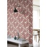 Rasch|Wallpaper smooth red and silver shimmer|Wallpaper
