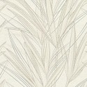 Rasch|Tapete modern Blumen weißsilber|Romantisch
