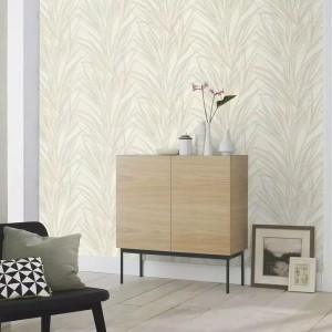 Eijffinger|Skandinavische Tapete mit Wellen Relief in Beige|Romantisch 2