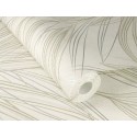 Rasch|Tapete modern Blumen weißsilber|Romantisch