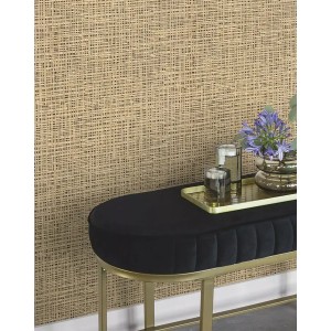 Casamance|Wallpaper natural fibers imitation raffia green|Raffia Imitation 2