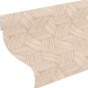 Rasch|Wallpaper Scandinavian interwoven wicker beige|Wood Imitation