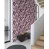 Rasch|Papier peint fleuri moderne feuilles multicolores|Papier Peint