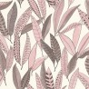 Rasch|Wallpaper modern white pink floral leaves|Wallpaper