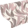 Rasch|Wallpaper modern white pink floral leaves|Wallpaper