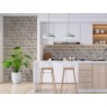 Rasch|Wallpaper grey and brown brick|Brick Imitation
