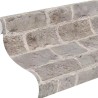 Rasch|Papier Peint brique grise et marron|Imitation Brique