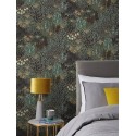 Rasch|Wallpaper modern turquoise garden floral|Wallpaper