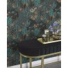 Rasch|Tapete modern Blumen Garten Türkis|Tapeten
