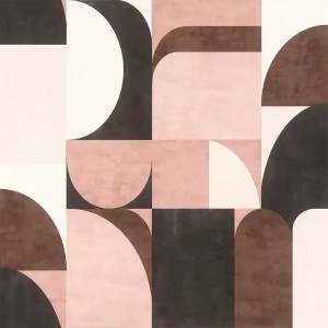 Borastapeter|Tapete dekoratives Gitter kleine Blumen|Geometrisch
