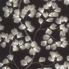 Rasch|Papel pintado japandi ramas pino negro y dorado|Floral