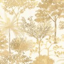 Rasch|Wallpaper illustrated yellow forest trees|Wallpaper