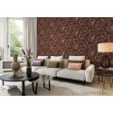 Rasch|Papel pintado floral estampado hojas multicolor|Papel Pintado