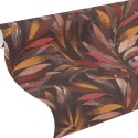 Rasch|Papier peint fleuri imprimé feuilles multicolores|Papier Peint