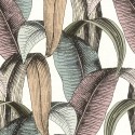 Rasch|Tapete Urban Jungle Banane grün rosa|Tropische
