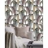 Rasch|Wallpaper urban jungle green pink banana leaves|Tropical