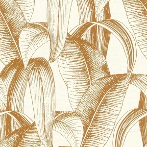 Marburg|Ornamental floral wallpaper in gold and blue damask|Floral