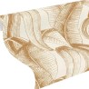 Rasch|Wallpaper jungle honey-colored banana leaves|Tropical
